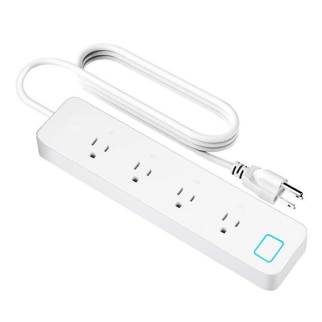 Smart Power Strip Wifi Smart Plug Compatible with Alexa Outlet and Google Home Remote Control and App Control Your Device Individually or Grouply Anywhere