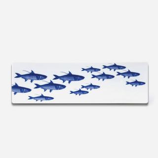 School of Fish Blue Tasting Plate