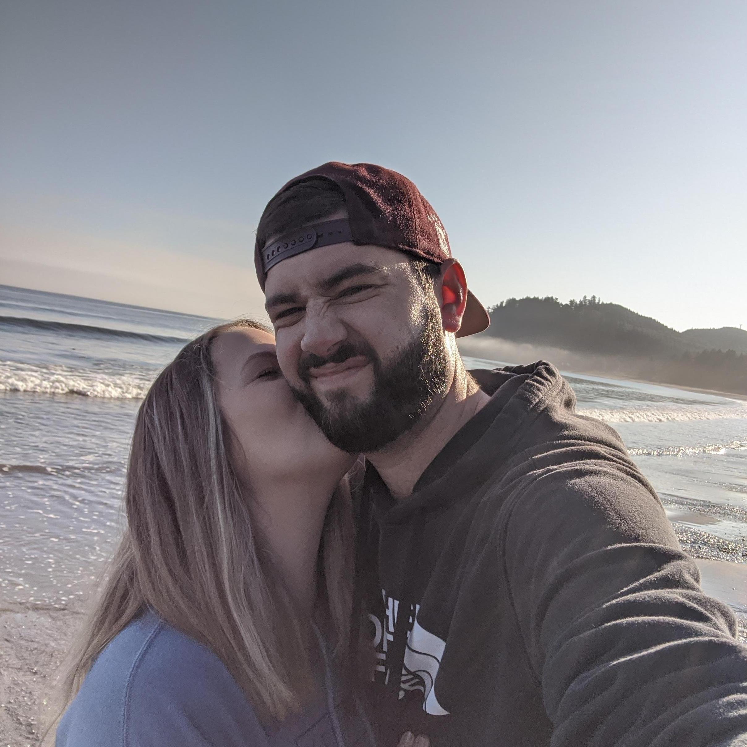 The beach views were worth sleeping in the car in the middle of nowhere