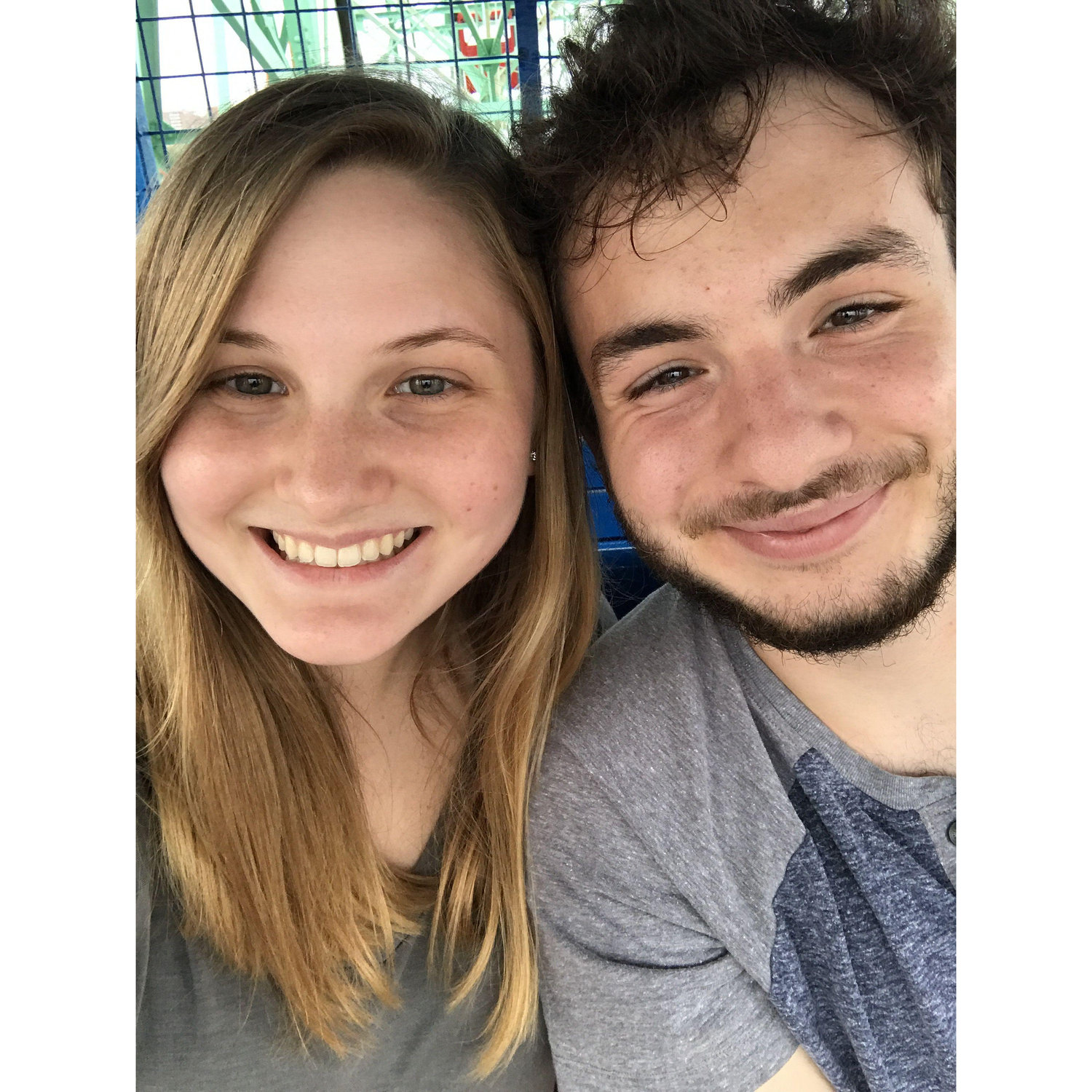 July 2017- On the ferris wheel at Coney Island in NYC