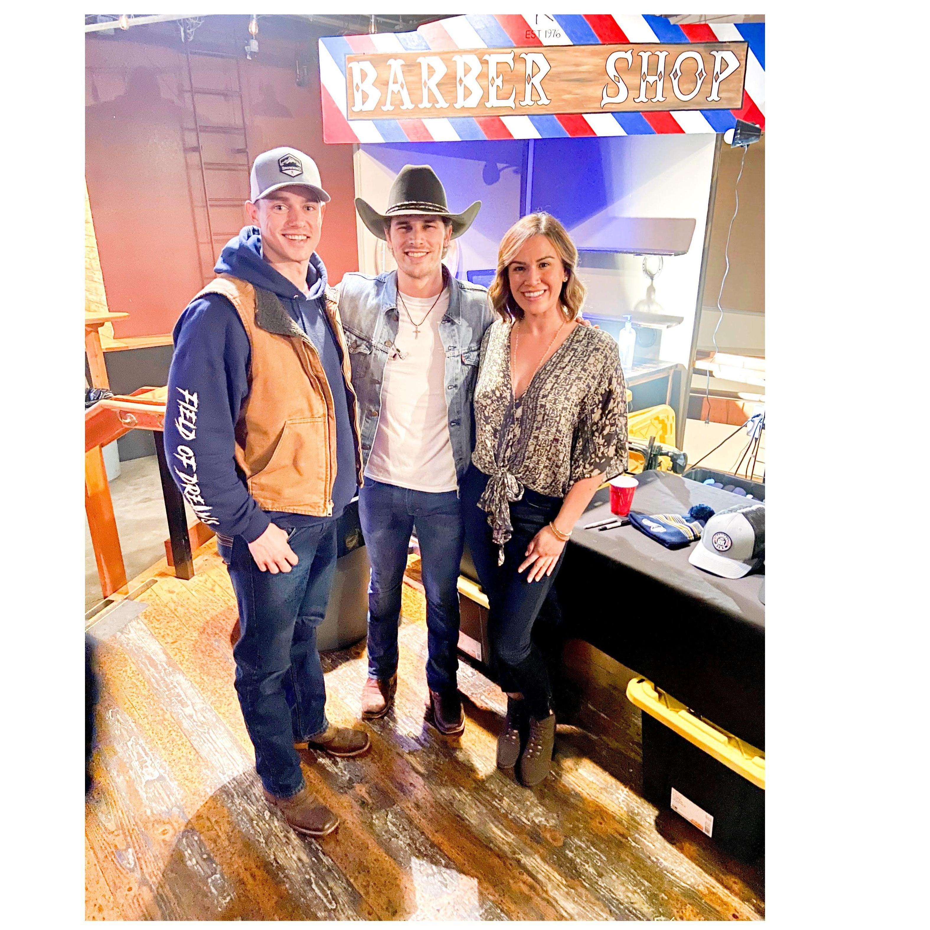 Quick photo-op with country singer Randall King. Taken at one of the LAST concerts held at the Saddle Rack, before they closed down (2020).