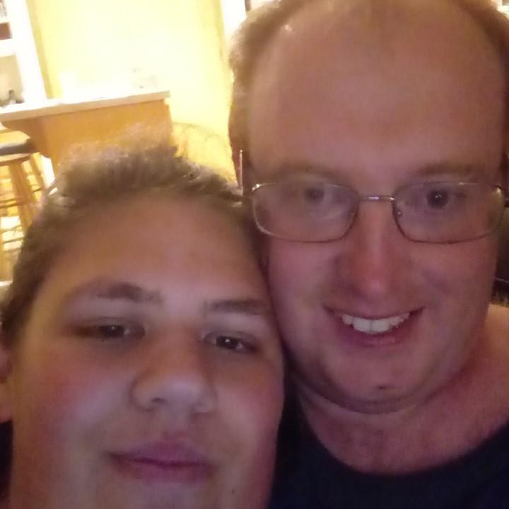 Our first picture as boyfriend and girlfriend