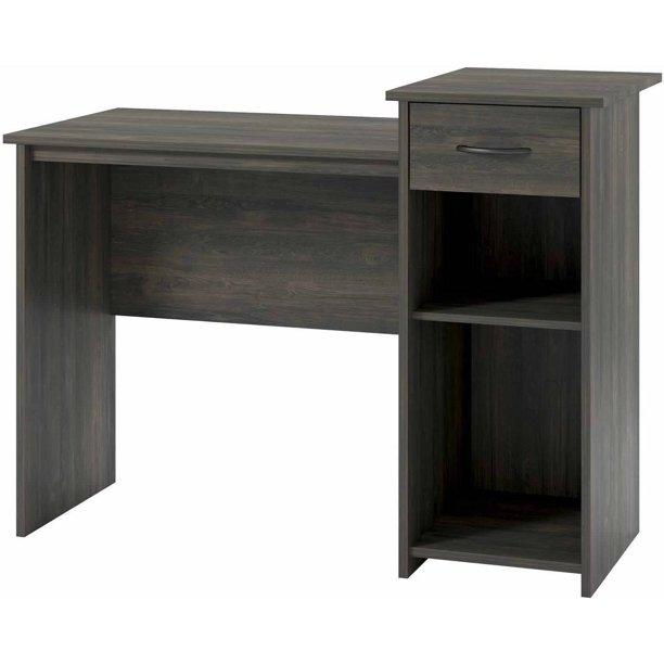 Mainstays Student Desk with Easy-glide Drawer, Weathered Oak
