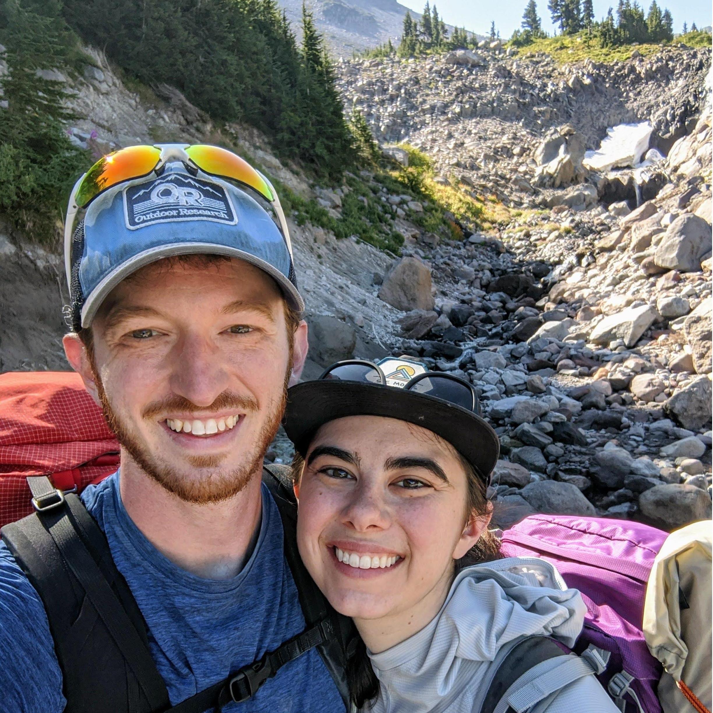 Day 1 of our 4 day backpacking trip on the Timberline Trail.