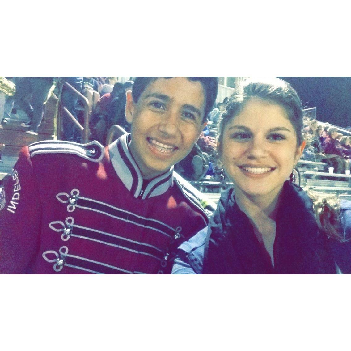 Our first photo together 2015