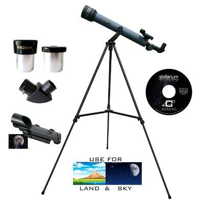 Cassini C-650 Astro-Terrestrial Refractor Telescope - Smoke Blue (600mm X 50mm)
