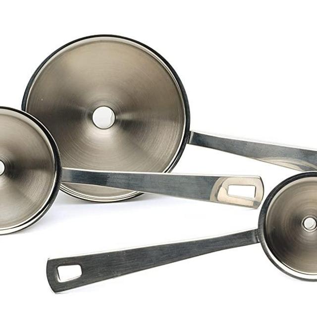 RSVP International Endurance Collection Kitchen Funnel, Mini Set, Stainless Steel