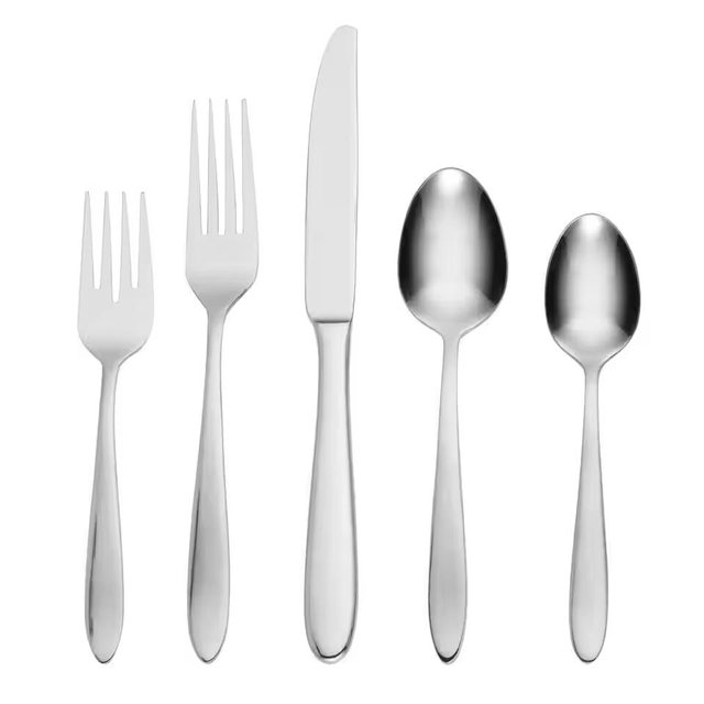 Oneida Moon Crest 45-Piece Silver 18/0-Stainless Steel Flatware Set (Service For 8) B336045A