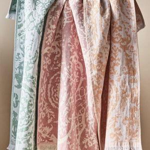 Lady Fringed Jacquard Dish Towels, Set of 3