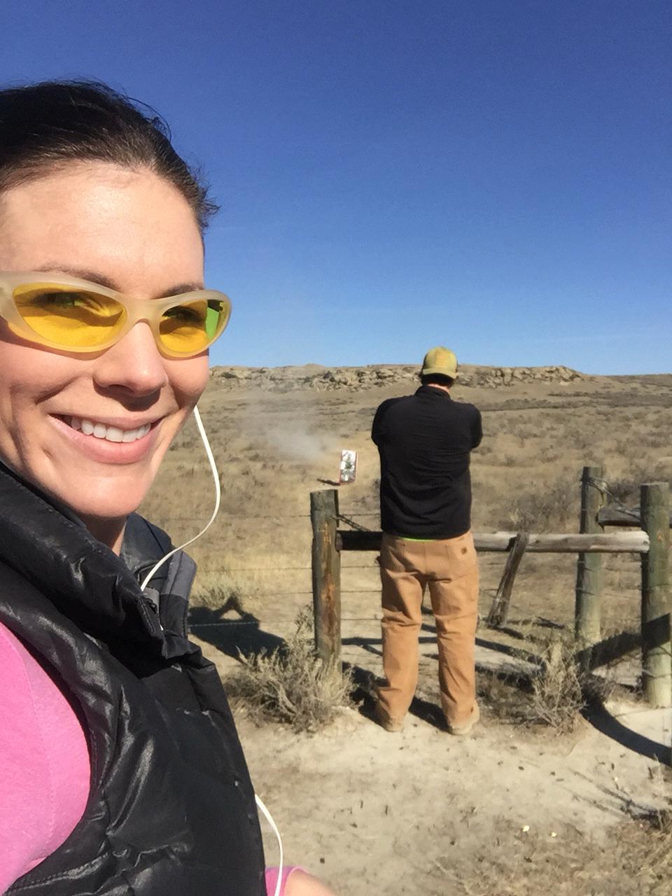 1st time shooting together. One of our favorite things to do together.