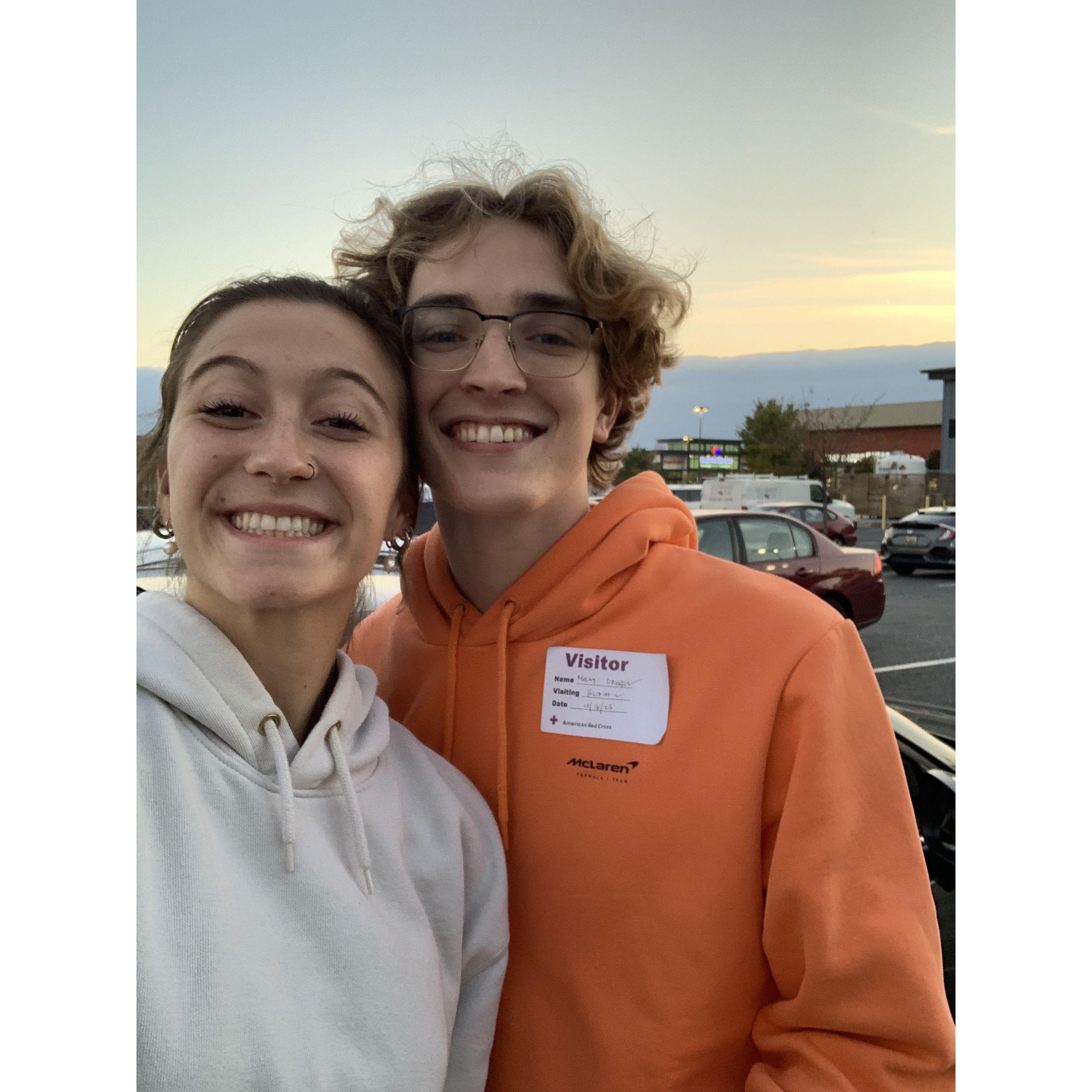 Target parking lot selfies:)