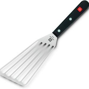 WÜSTHOF Gourmet 6.5" Offset Slotted Spatula,Silver/Black