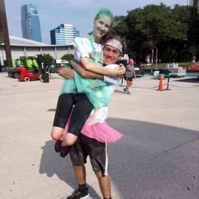 We finished the color run