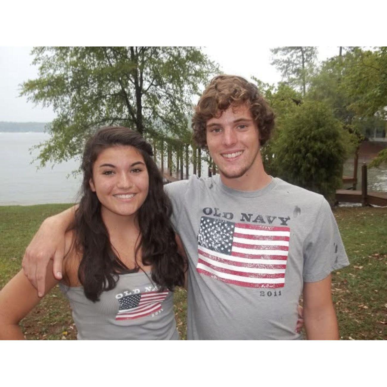 2011. Lisnock family vacation complete with matching Old Navy shirts. This is where I learned that the Lisnock's are a 5k family....