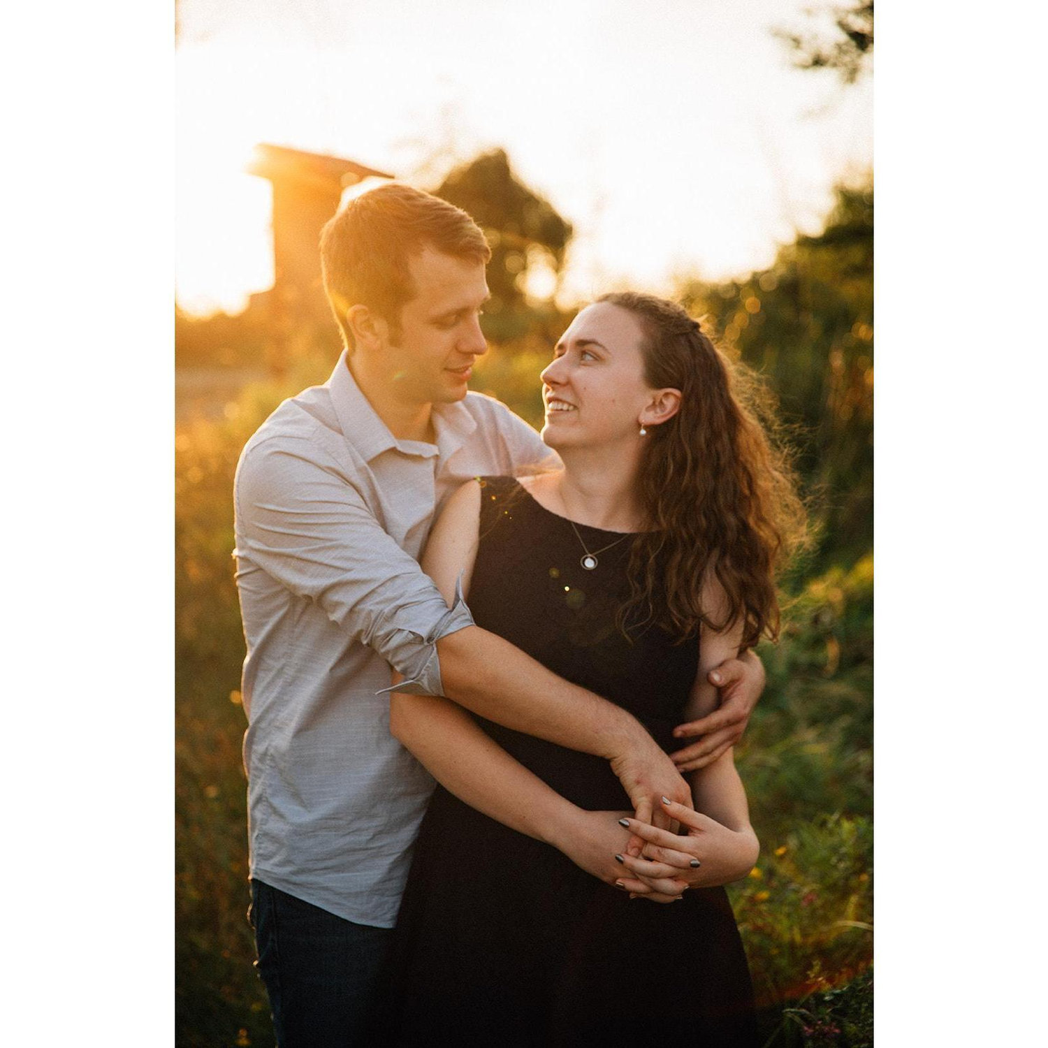 Engagement photoshoot with Zoe Burchard at Spencer Island Park