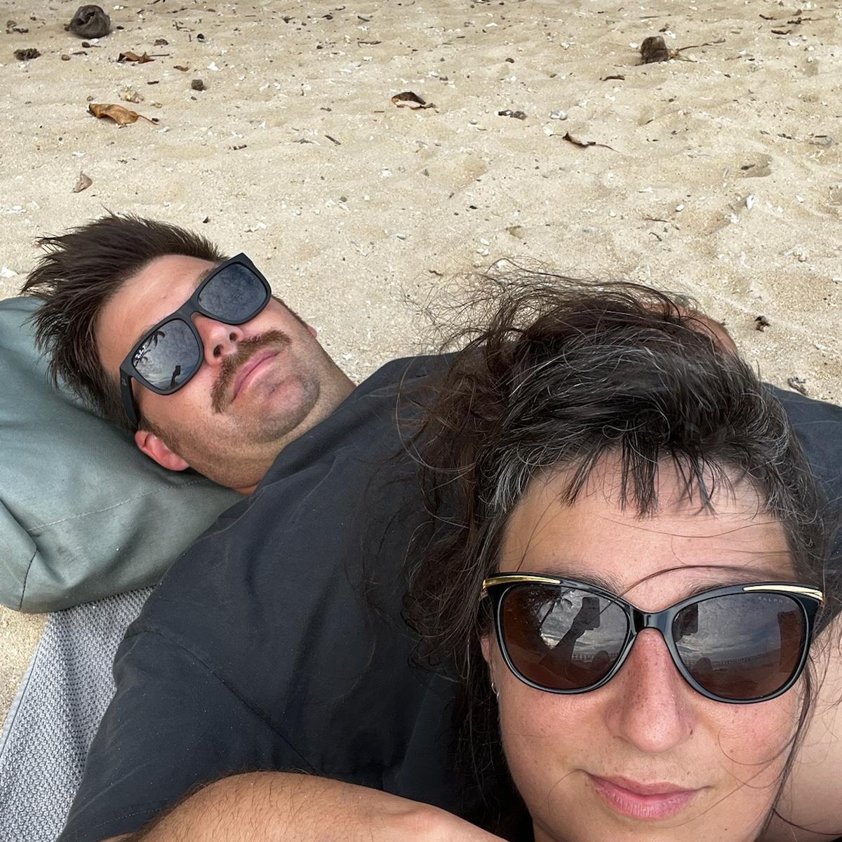 Beach naps in Fiji