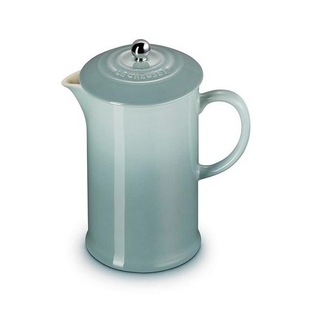 Le Creuset Stoneware French Press, 34 oz., Sea Salt