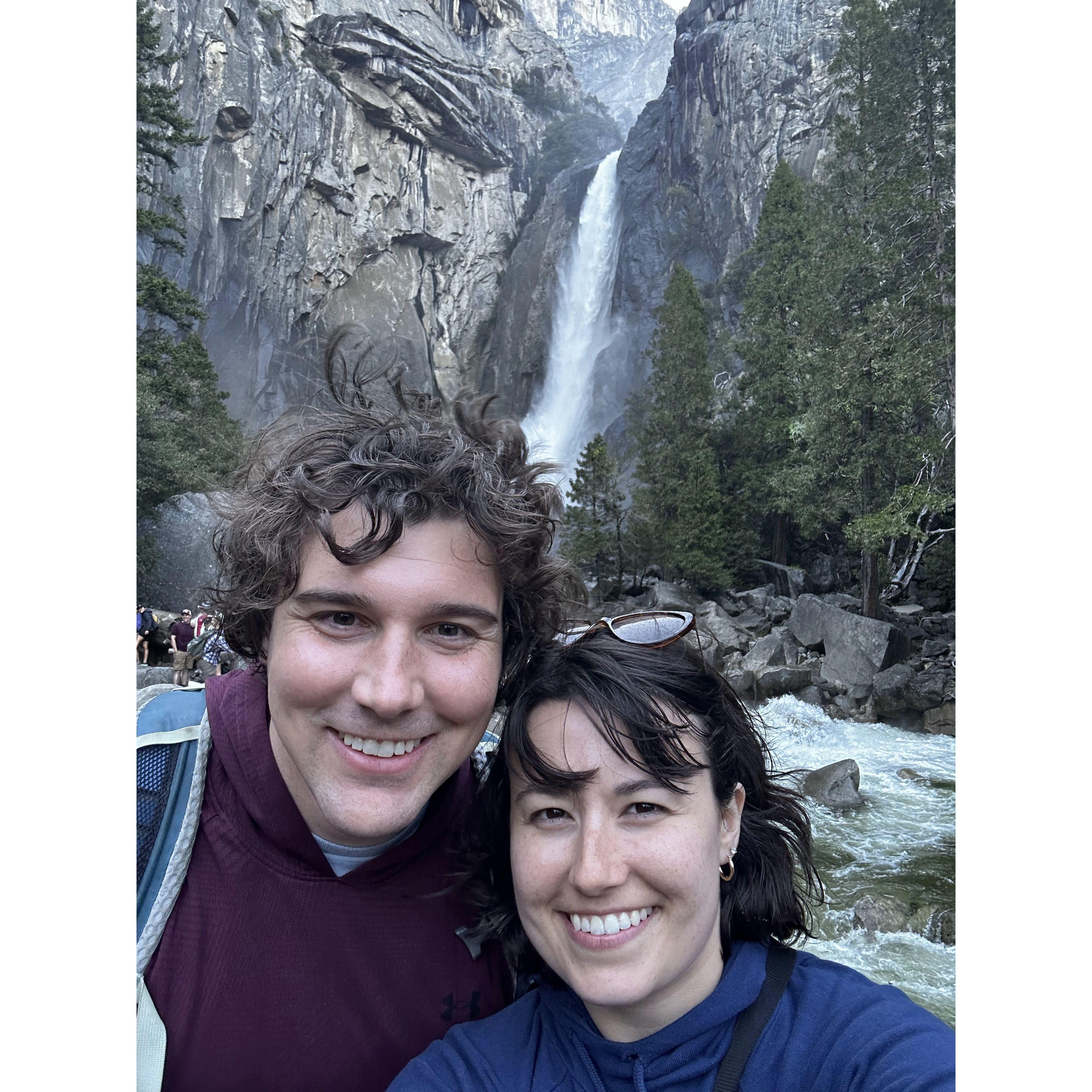 Yosemite, before we did the Half Dome Hike