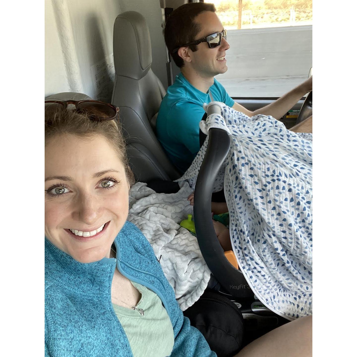 First cross-country move together!