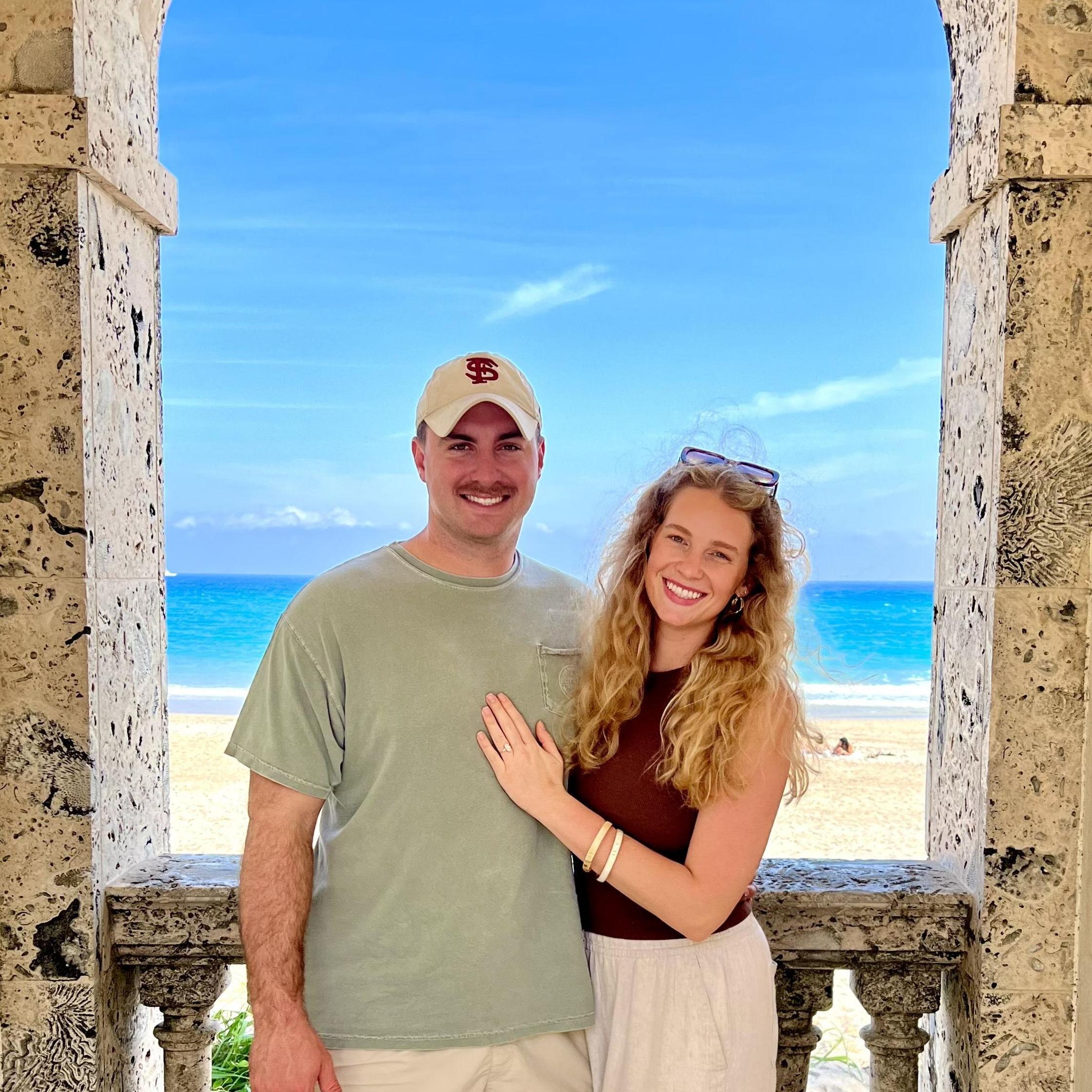 Ethan visits Amanda on work trip & makes it their engagement-moon (Jan 2024) West Palm Beach, FL