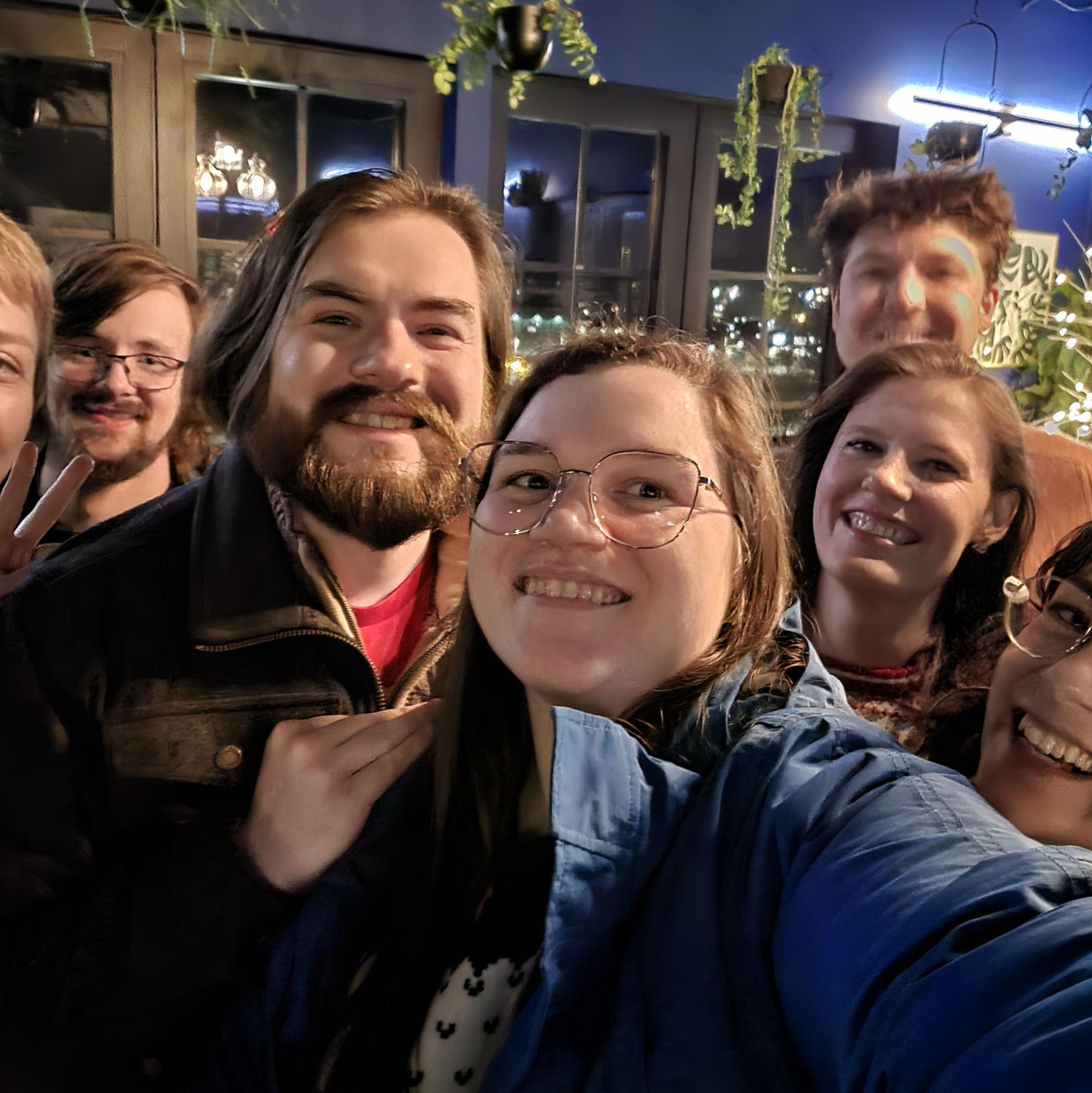 A night on the town with friends in Eugene.
