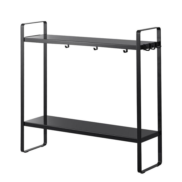 Yamazaki Two Tier Countertop Rack, Black
