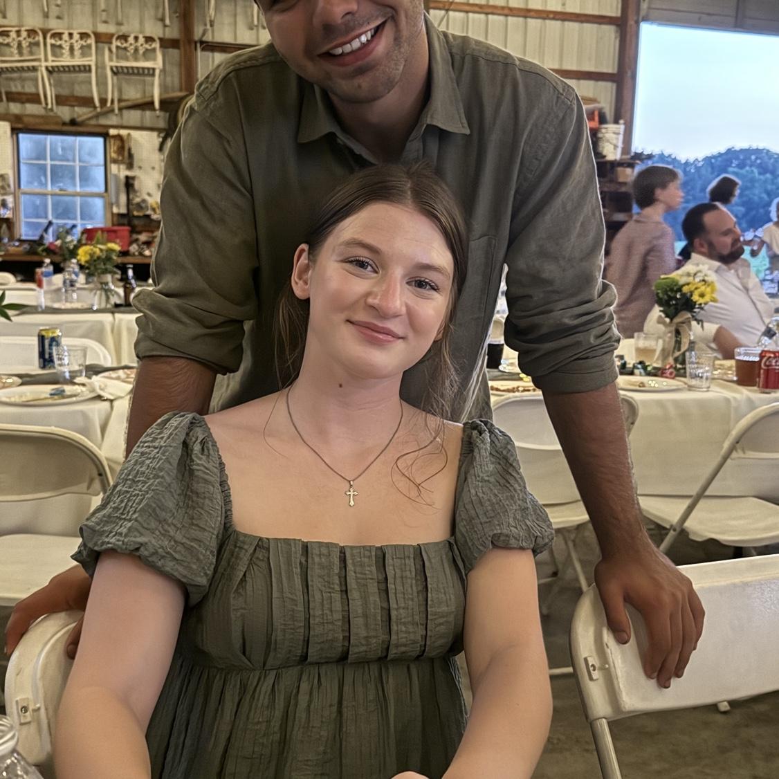 this is actually isaac’s first wedding he’s ever been too! it’s also where our wedding will be!