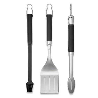 Weber 3pc Precision Grill Tool Set Black