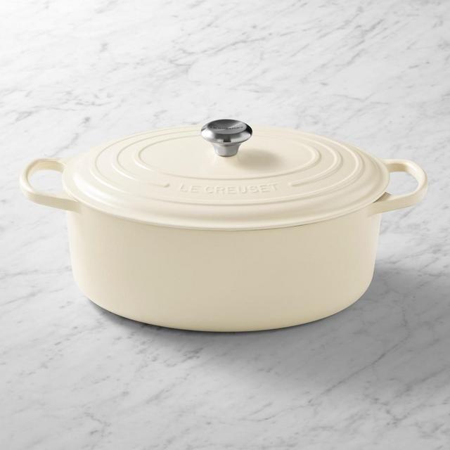 Le Creuset Signature Dutch Oven, 9.5-Qt Oval, Brioche