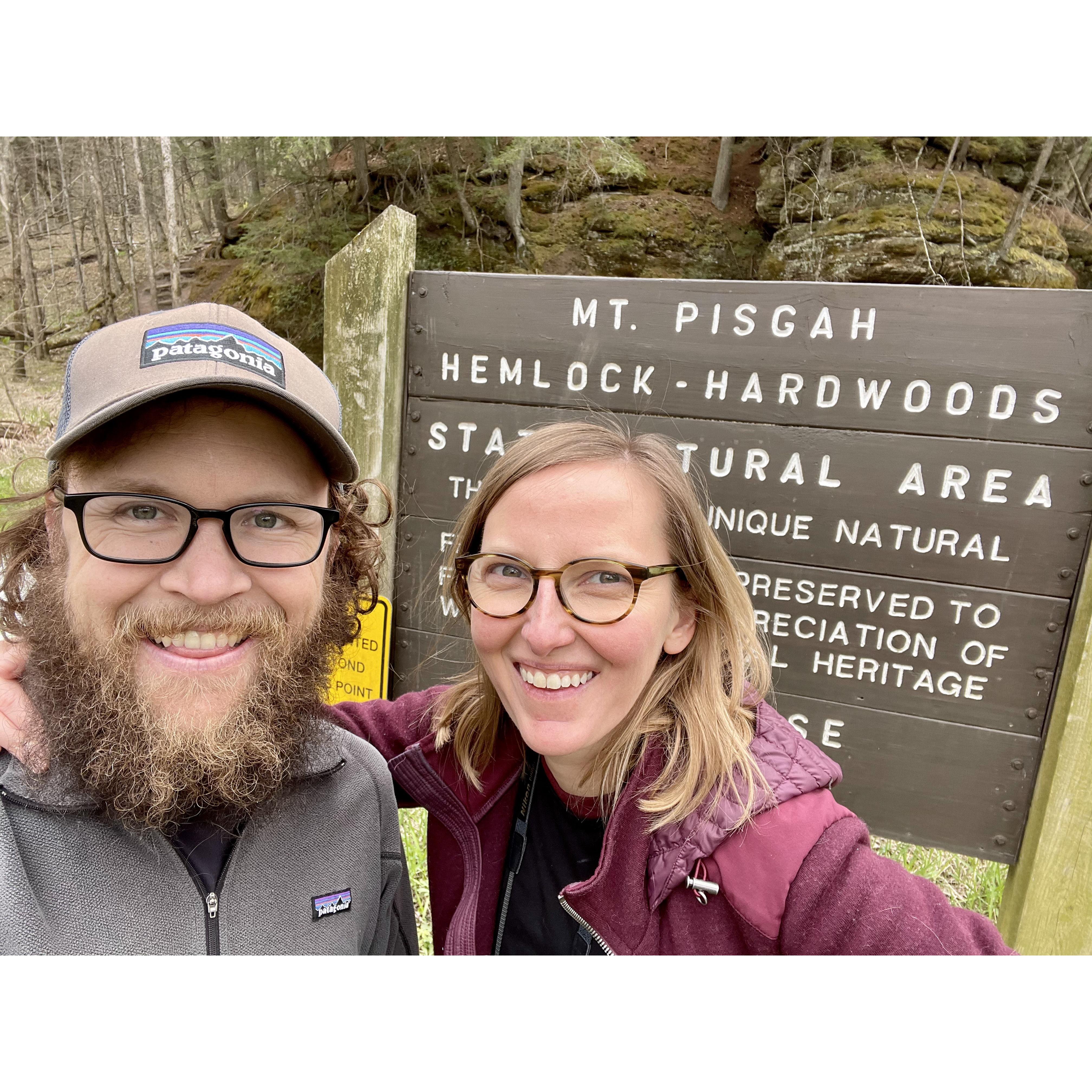We went on lots of hikes during COVID