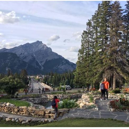 Rob and Sav in Banff , Canada.