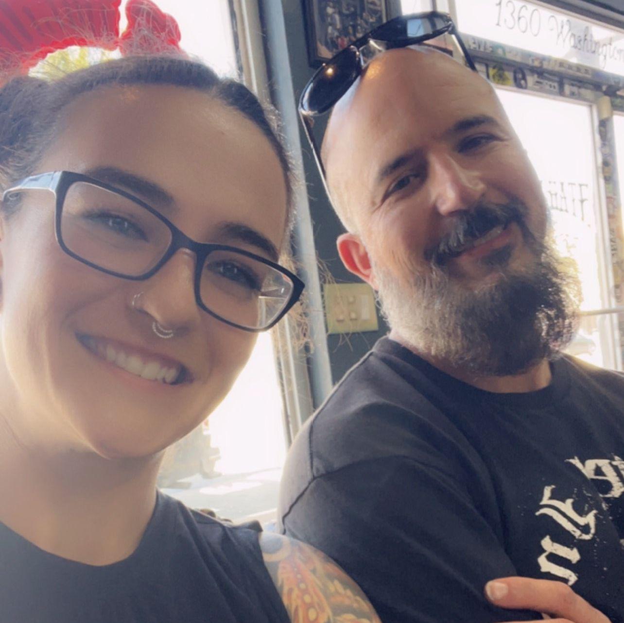 Getting tattooed at the legendary Miami Ink!