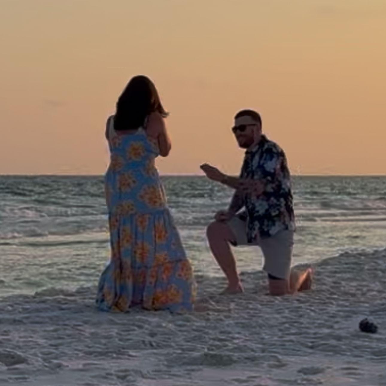He proposed!