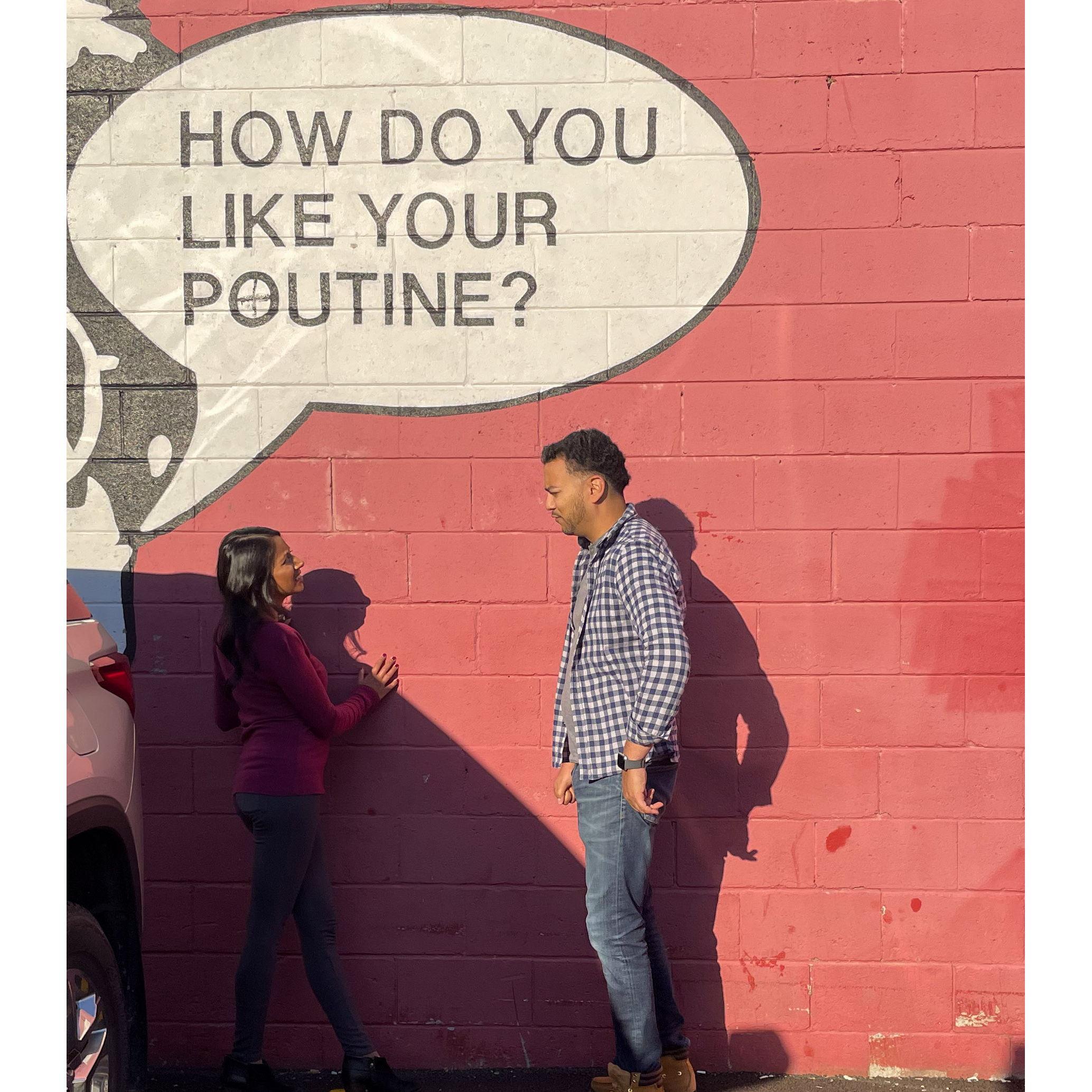 Classic Canadian love story!