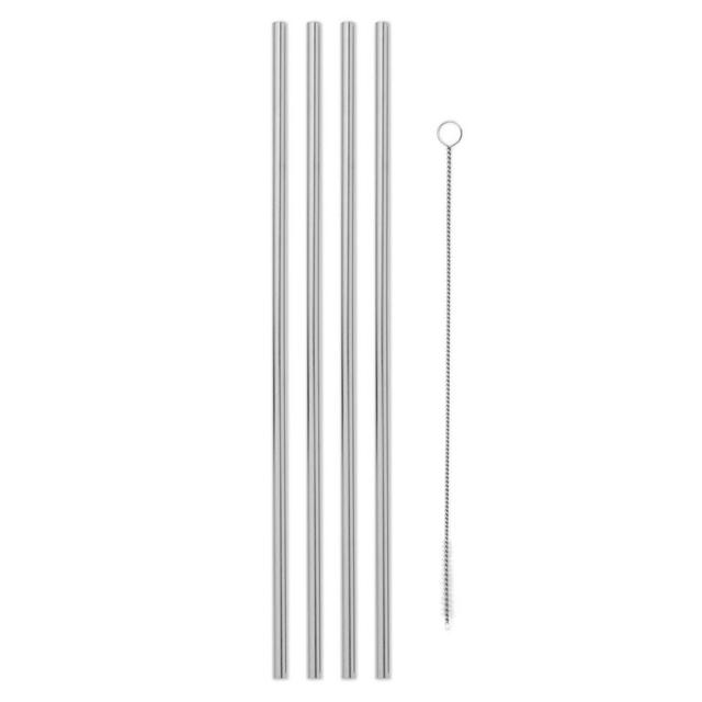 W & P Metal Straws, 10"