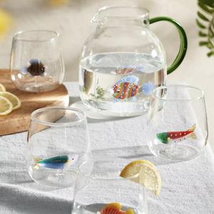 Fish Glass Pitcher (tumblers sold separately)