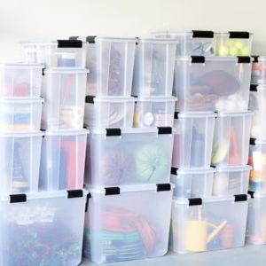 Clear Weathertight Totes