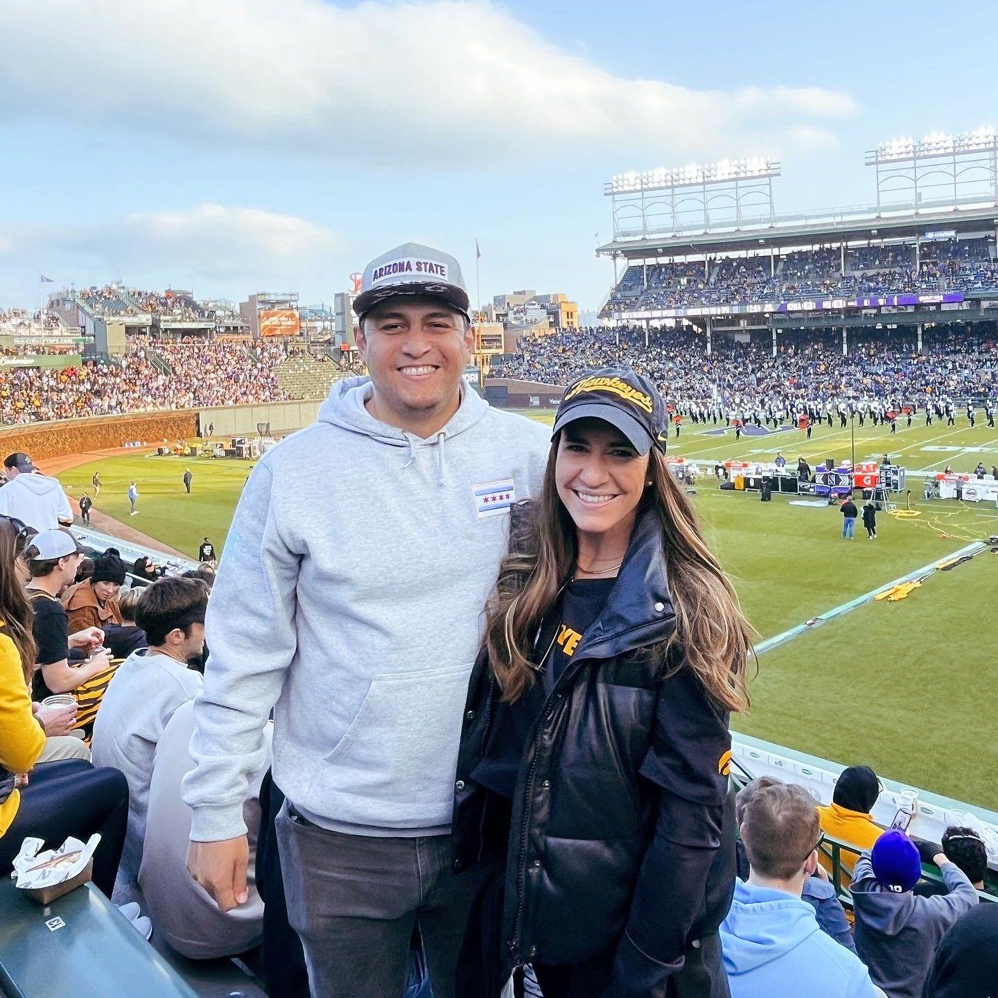 Cheering on the Iowa Hawkeyes whenever we can!