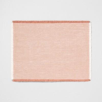 Cross Dyed Placemat - Rose Gold - Hearth & Hand™ with Magnolia