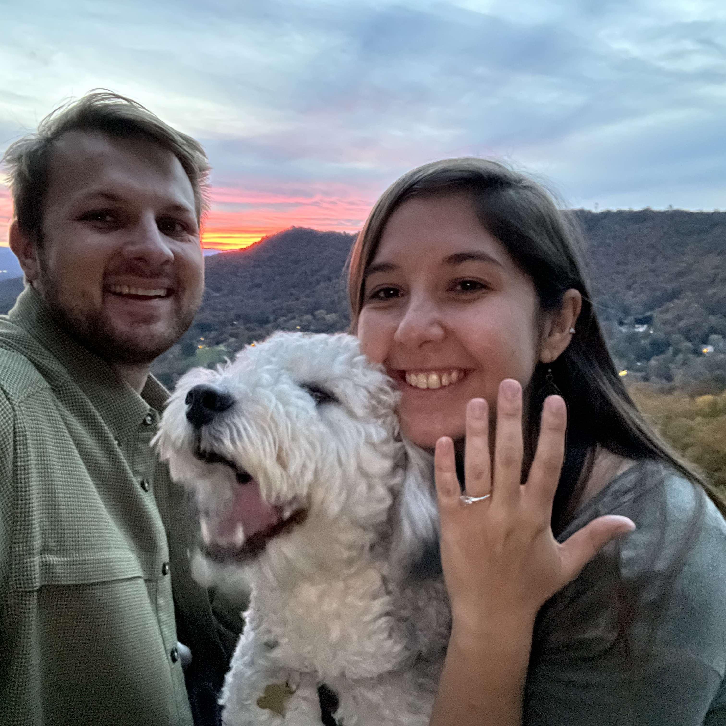 The day we got engaged! 2021