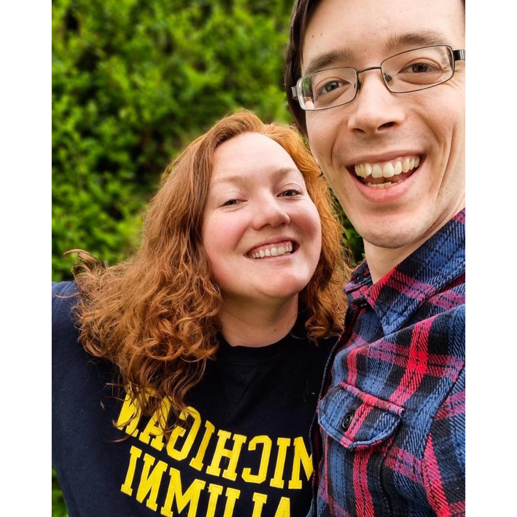 When Sam graduated law school, the borders to the US were still closed because of Covid-19. Alex attended grad remotely, and we met up in the UK afterwards. Sam started working in DC shortly after.