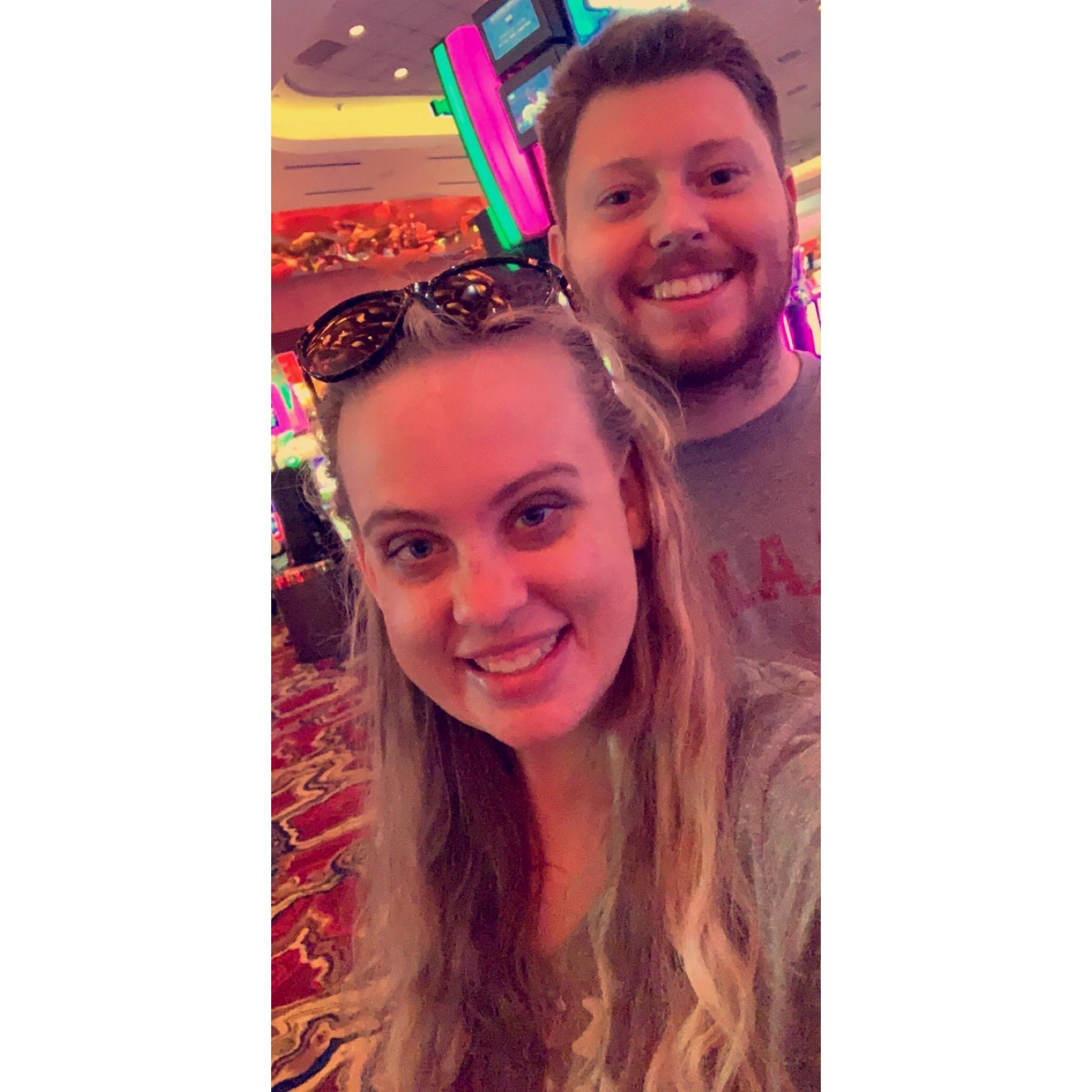 Always lucky at the casino together
