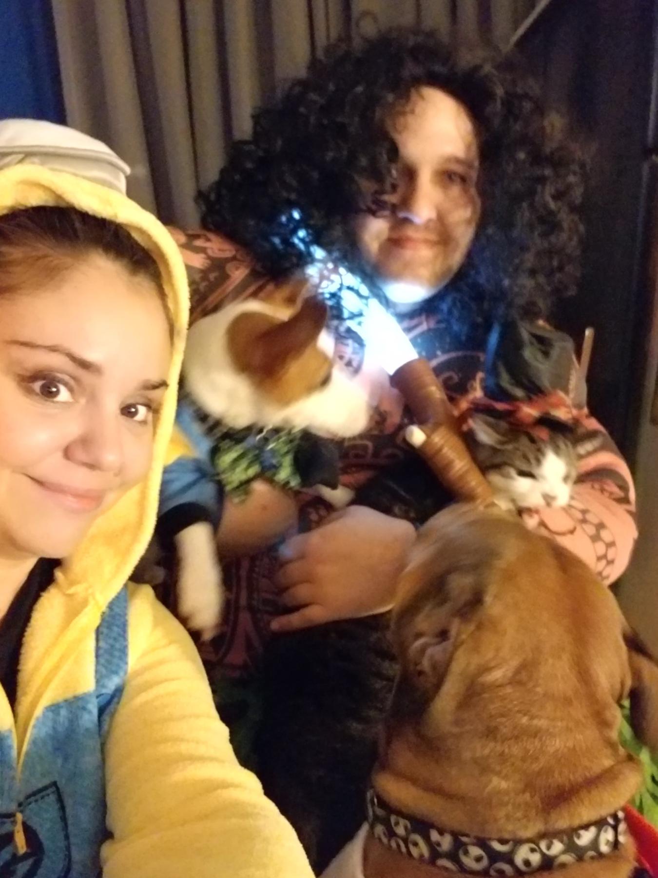 Halloween, we All dressed up!