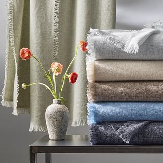 Maya Cashmere and Silk Throw
