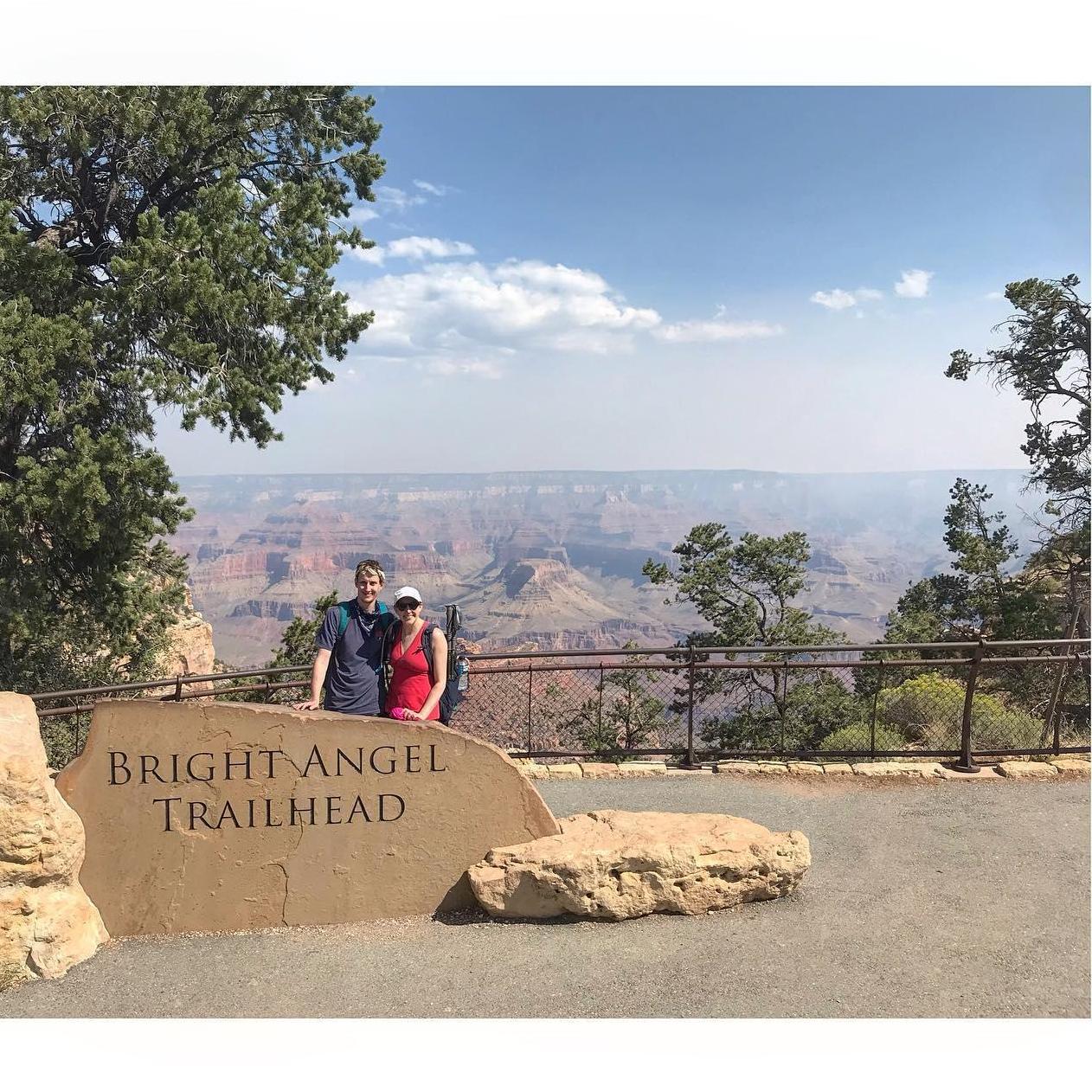 We hiked the Grand Canyon (from the Bright Angel trailhead, down to the Colorado River, across the black bridge to Phantom Ranch & then back up to the top) the day before our birthday in 2020.