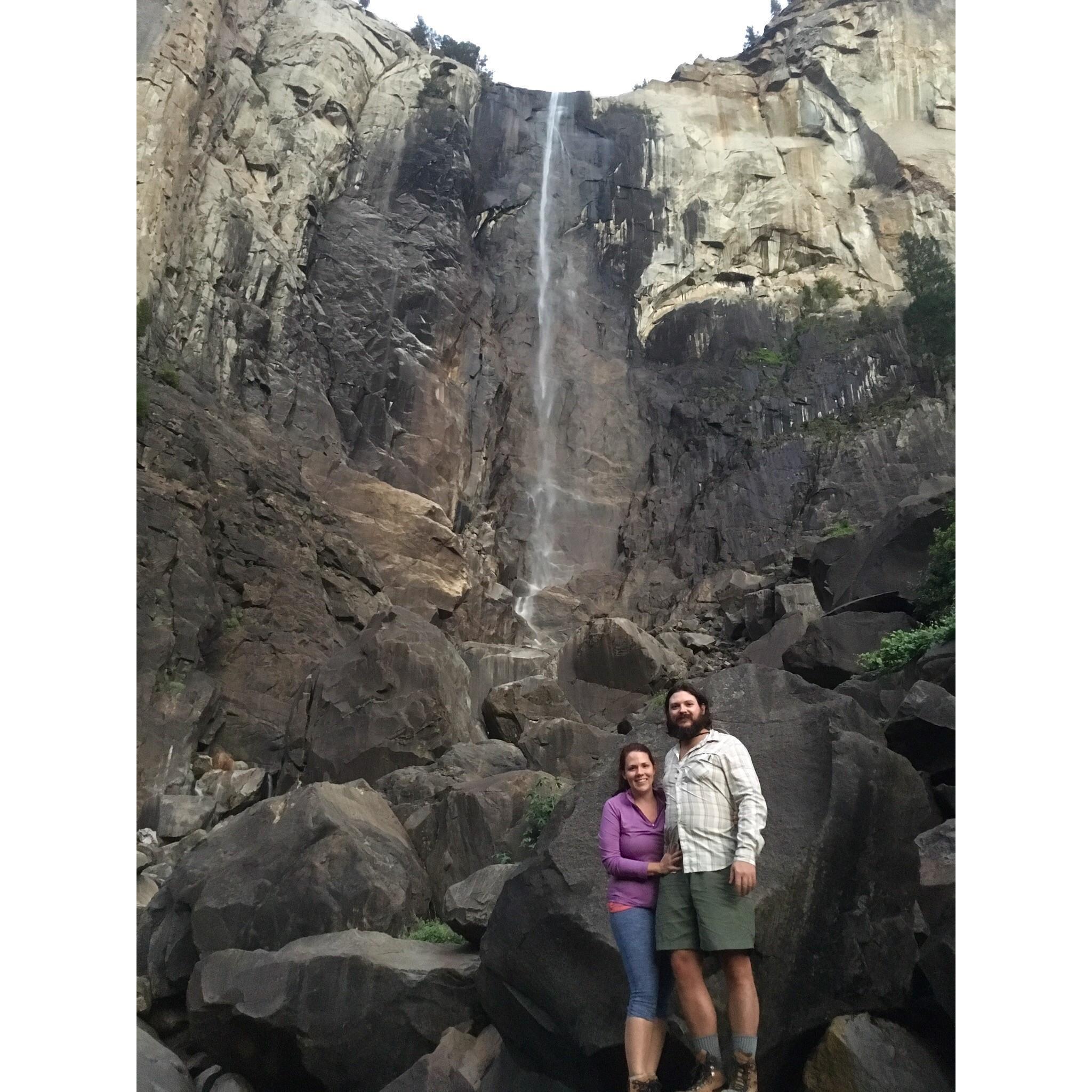 Bridal Veil Falls in Yosemite in 2016