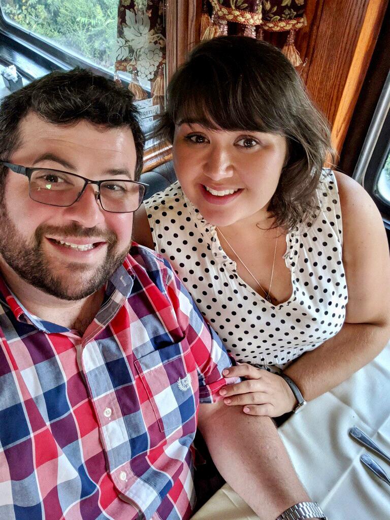 You guessed it--another train ride! This time, we were aboard the Newport Dinner Train.