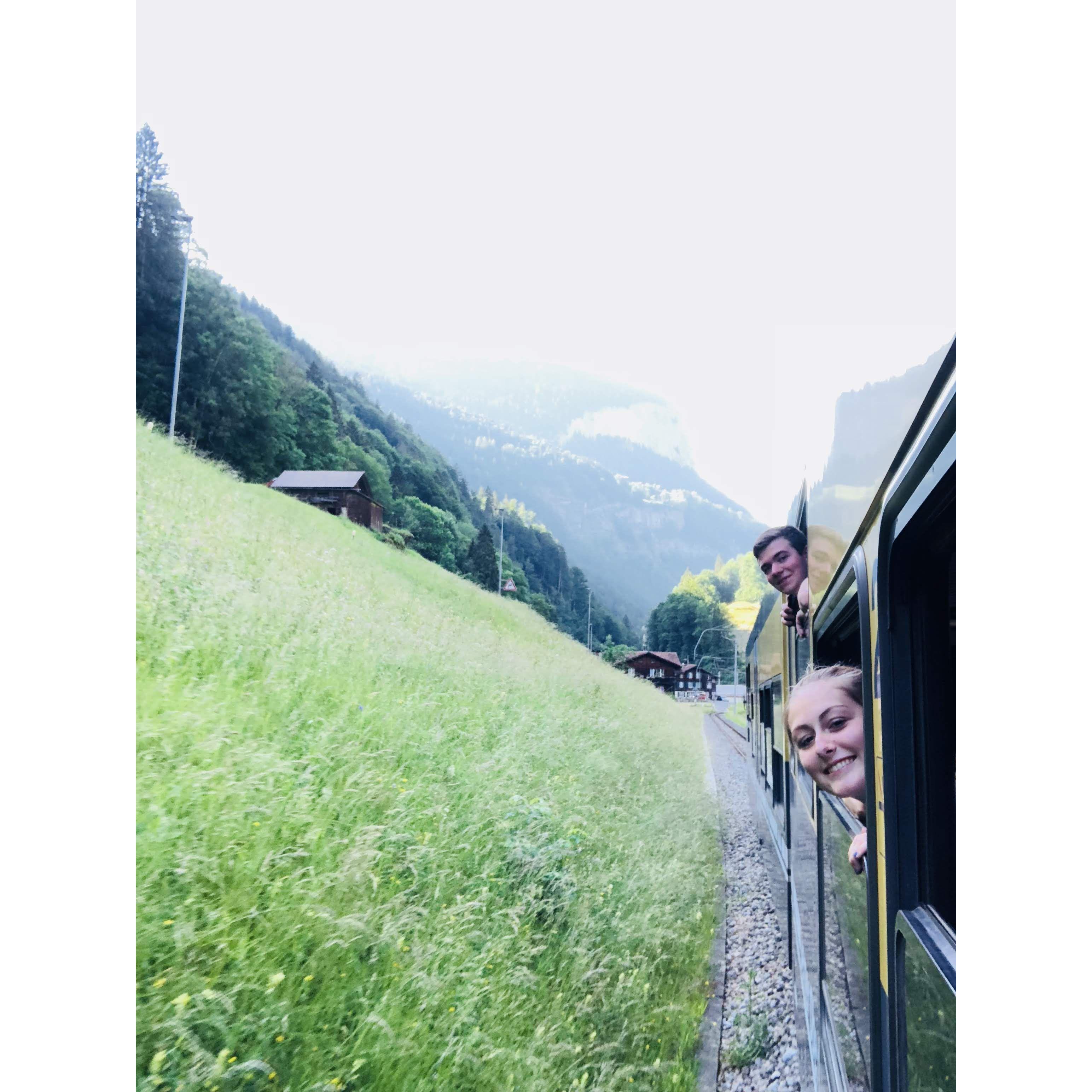 Visiting Brady in Switzerland