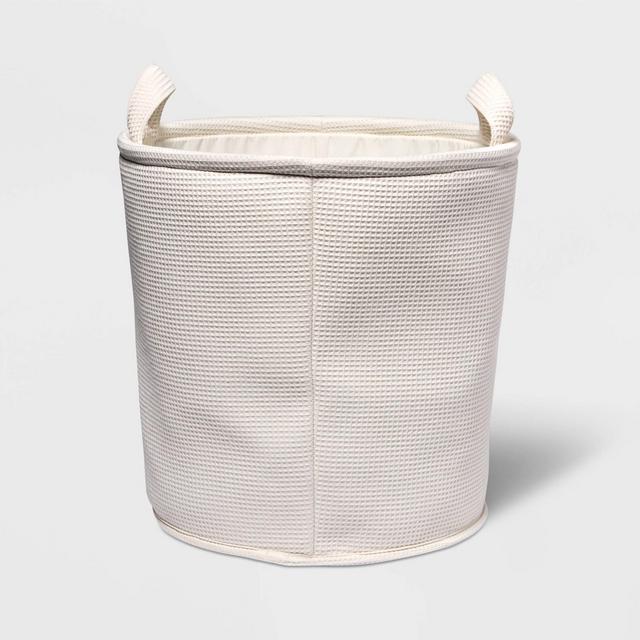 Extra Large Waffle Storage Basket Cream - Pillowfort™