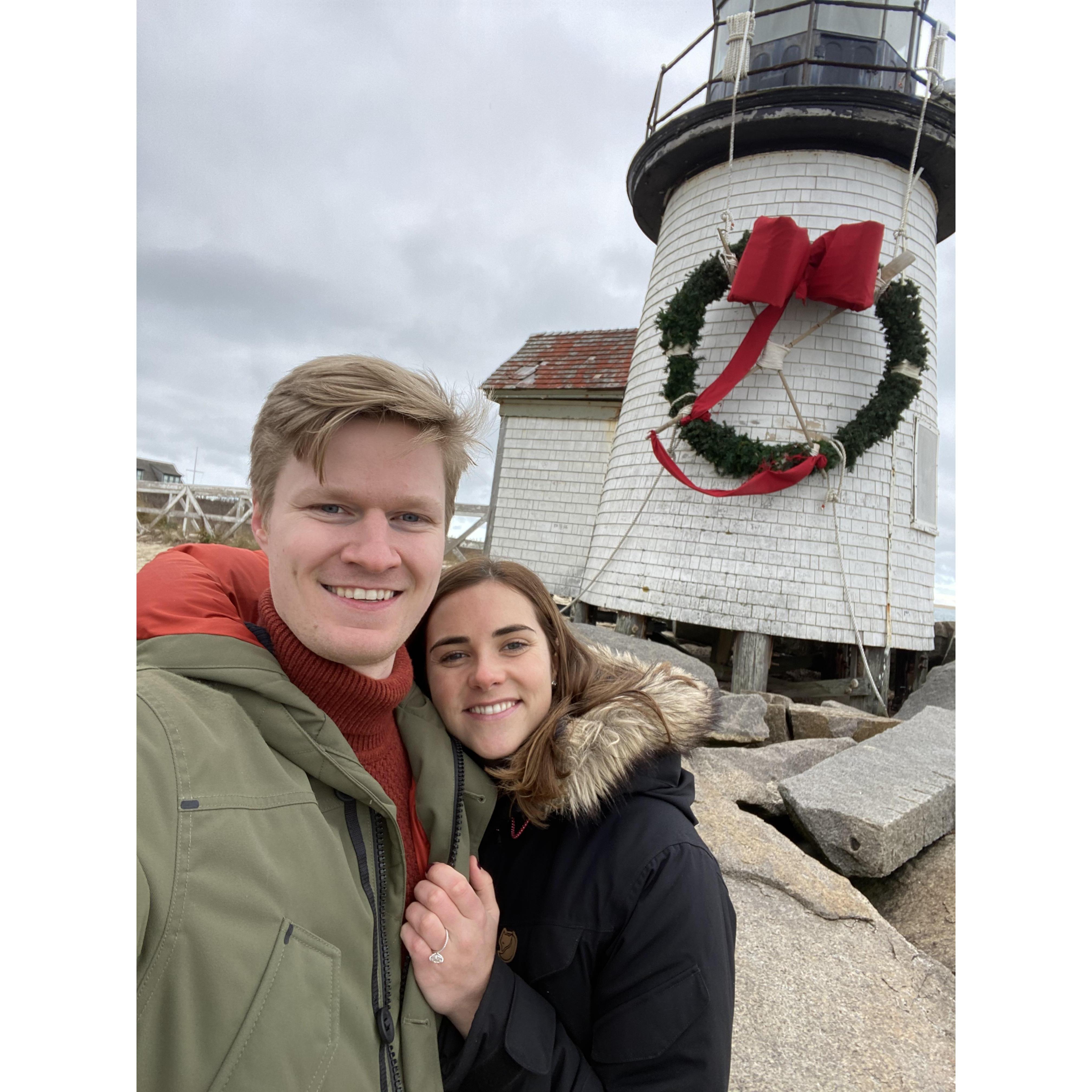 The engagement in nantucket - december 2020!